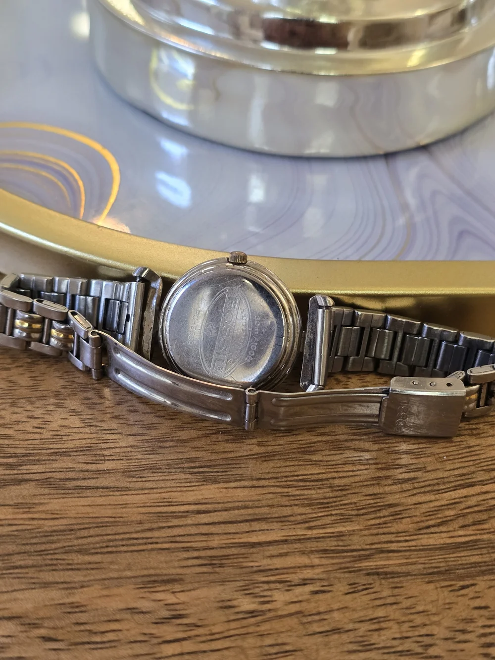 Two-Tone Women's Bracelet Watch - Silver & Gold Fossil